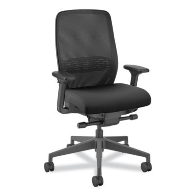 Nucleus Series Recharge Task Chair, Supports Up to 300 lb, 16.63 to 21.13 Seat Height, Black Seat/Back, Black Base OrdermeInc OrdermeInc