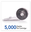 Cartridge Staples, 0.38" Leg, 0.5" Crown, Steel, 5,000/Box OrdermeInc OrdermeInc