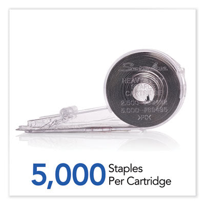 Cartridge Staples, 0.38" Leg, 0.5" Crown, Steel, 5,000/Box OrdermeInc OrdermeInc