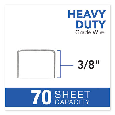 Cartridge Staples, 0.38" Leg, 0.5" Crown, Steel, 5,000/Box OrdermeInc OrdermeInc