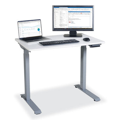 Electric Height Adjustable Standing Desk, 36 x 23.6 x 28.7 to 48.4, Black, Ships in 1-3 Business Days OrdermeInc OrdermeInc