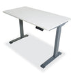 Electric Height Adjustable Standing Desk, 48 x 23.6 x 28.7 to 48.4, White, Ships in 1-3 Business Days OrdermeInc OrdermeInc
