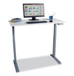 Electric Height Adjustable Standing Desk, 48 x 23.6 x 28.7 to 48.4, White, Ships in 1-3 Business Days OrdermeInc OrdermeInc