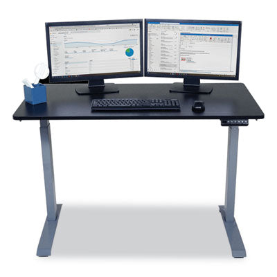 Electric Height Adjustable Standing Desk, 36 x 23.6 x 38.7 to 48.4, White, Ships in 1-3 Business Days OrdermeInc OrdermeInc