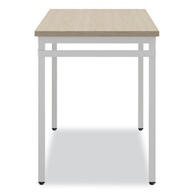 Ready Home Office Desk, 45.5" x 23.5" to 29.5", Beige/White, Ships in 1-3 Business Days OrdermeInc OrdermeInc