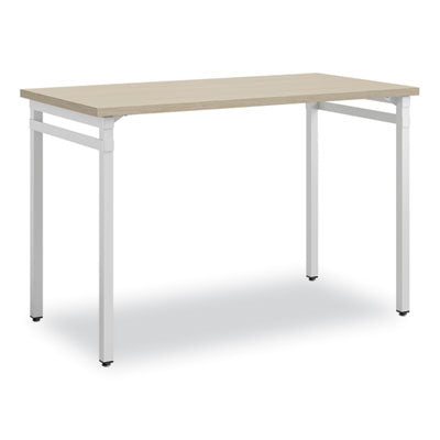 Ready Home Office Desk, 45.5" x 23.5" to 29.5", Beige/White, Ships in 1-3 Business Days OrdermeInc OrdermeInc