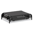 Powered Onyx Monitor Stand, 18.25" x 11.75" x 4.5", Black, OrdermeInc OrdermeInc