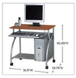 Eastwinds Series Argo PC Workstation, 31.5" x 19.75" x 30.25", Medium Cherry, Ships in 1-3 Business Days OrdermeInc OrdermeInc