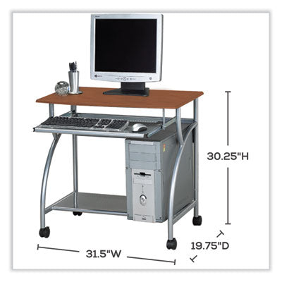 Eastwinds Series Argo PC Workstation, 31.5" x 19.75" x 30.25", Medium Cherry, Ships in 1-3 Business Days OrdermeInc OrdermeInc