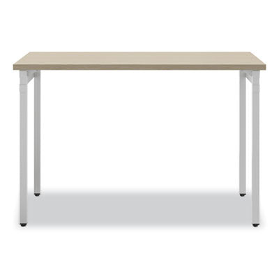 Ready Home Office Desk, 45.5" x 23.5" to 29.5", Beige/White, Ships in 1-3 Business Days OrdermeInc OrdermeInc