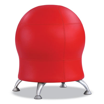 Zenergy Ball Chair, Backless, Supports Up to 250 lb, Red Vinyl, Ships in 1-3 Business Days OrdermeInc OrdermeInc