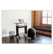 Zenergy Ball Chair, Backless, Supports Up to 250 lb, Blue Fabric, Ships in 1-3 Business Days OrdermeInc OrdermeInc