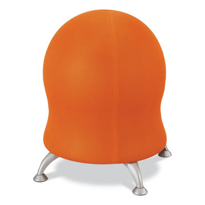 Zenergy Ball Chair, Backless, Supports Up to 250 lb, Orange Fabric, Ships in 1-3 Business Days OrdermeInc OrdermeInc