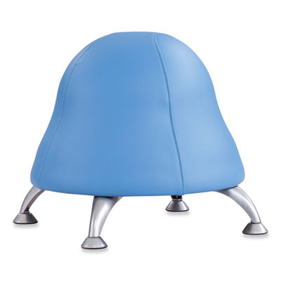 Runtz Ball Chair, Backless, Supports Up to 250 lb, Baby Blue Vinyl Seat, Silver Base, Ships in 1-3 Business Days OrdermeInc OrdermeInc