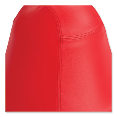 Runtz Swivel Ball Chair, Backless, Supports Up to 250 lb, Red Vinyl, Ships in 1-3 Business Days OrdermeInc OrdermeInc