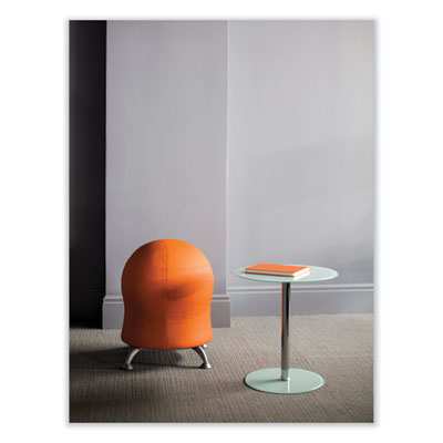 Zenergy Ball Chair, Backless, Supports Up to 250 lb, Orange Fabric, Ships in 1-3 Business Days OrdermeInc OrdermeInc