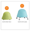 Runtz Ball Chair, Backless, Supports Up to 250 lb, Baby Blue Vinyl Seat, Silver Base, Ships in 1-3 Business Days OrdermeInc OrdermeInc