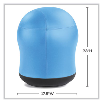Zenergy Swivel Ball Chair, Backless, Supports Up to 250 lb, Baby Blue Vinyl, Ships in 1-3 Business Days OrdermeInc OrdermeInc