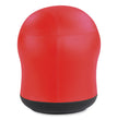 Zenergy Swivel Ball Chair, Backless, Supports Up to 250 lb, Red Vinyl, Ships in 1-3 Business Days OrdermeInc OrdermeInc