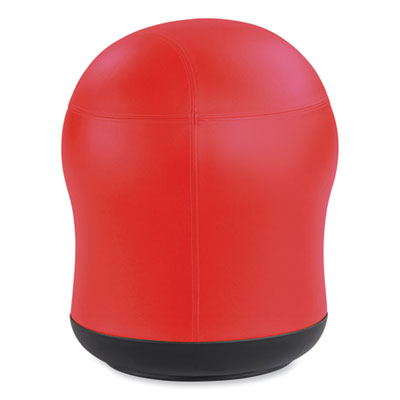 Zenergy Swivel Ball Chair, Backless, Supports Up to 250 lb, Red Vinyl, Ships in 1-3 Business Days OrdermeInc OrdermeInc