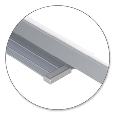 1 x 1 Grid Magnetic Whiteboard, 36 x 24, White/Gray Surface, Satin Aluminum Frame OrdermeInc OrdermeInc