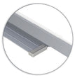 1 x 1 Grid Magnetic Whiteboard, 96.5 x 48.5, White/Gray Surface, Satin Aluminum Frame OrdermeInc OrdermeInc