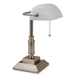 LED Bankers Lamp with Frosted Shade, 14.75" High, Brushed Nickel, Ships in 4-6 Business Days OrdermeInc OrdermeInc