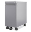 Zip Mobile Pedestal File, 1 Drawer, File, Legal/Letter, Arctic Silver, 10 x 19.88 x 21.75, Ships in 4-6 Business Days OrdermeInc OrdermeInc