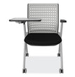 Thesis Training Chair w/Static Back and Tablet, Supports 250lb, 18" High Black Seat,Gray Back/Base,Ships in 1-3 Business Days OrdermeInc OrdermeInc