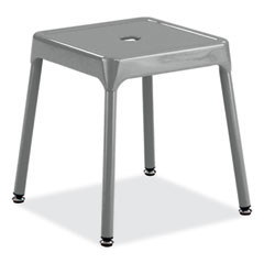 Safco® Steel Guest Stool, Backless, Supports Up to 275 lb, 15" to 15.5" Seat Height, Silver Seat/Base, Ships in 1-3 Business Days OrdermeInc OrdermeInc