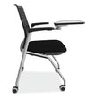 Thesis Training Chair w/Flex Back and Tablet, Max 250 lb, 18" High Black Seat, Gray Base, 2/Carton,Ships in 1-3 Business Days OrdermeInc OrdermeInc