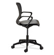 Shell Desk Chair, Supports Up to 275 lb, 17" to 20" Seat Height, Black Seat/Back, Black Base, Ships in 1-3 Business Days OrdermeInc OrdermeInc