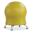 Zenergy Ball Chair, Backless, Supports Up to 250 lb, Green Vinyl Seat, Silver Base, Ships in 1-3 Business Days OrdermeInc OrdermeInc