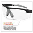 Skullerz Skoll Safety Glasses, Matte Black Nylon Impact Frame, Clear Polycarbonate Lens OrdermeInc OrdermeInc