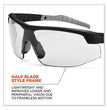 Skullerz Skoll Safety Glasses, Black Nylon Impact Frame, AntiFog, Indoor/Outdoor Polycarbon Lens OrdermeInc OrdermeInc