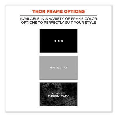 Skullerz Thor Safety Glasses, Black Nylon Impact Frame, Polarized Smoke Polycarbonate Lens OrdermeInc OrdermeInc
