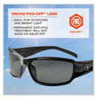 Skullerz Thor Safety Glasses, Black Nylon Impact Frame, Anti-Fog Smoke Polycarbonate Lens OrdermeInc OrdermeInc