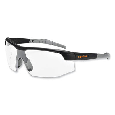 Skullerz Skoll Safety Glasses, Matte Black Nylon Impact Frame, Anti-Fog Clear Polycarbonate Lens OrdermeInc OrdermeInc