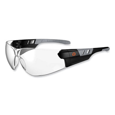 Skullerz Saga Frameless Safety Glasses, Matte Black Nylon Impact Frame, Clear Polycarbonate Lens OrdermeInc OrdermeInc