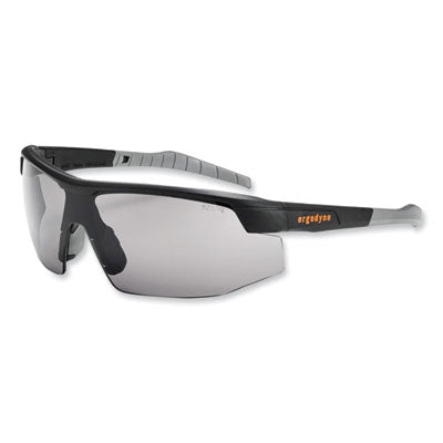 Skullerz Skoll Safety Glasses, Matte Black Nylon Impact Frame, Anti-Fog Smoke Polycarbonate Lens OrdermeInc OrdermeInc