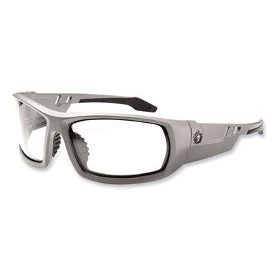 Skullerz Odin Safety Glasses, Matte Gray Nylon Impact Frame, Clear Polycarbonate Lens OrdermeInc OrdermeInc