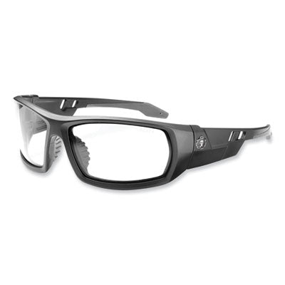 Skullerz Odin Safety Glasses, Matte Black Nylon Impact Frame, Anti-Fog Clear Polycarbonate Lens OrdermeInc OrdermeInc