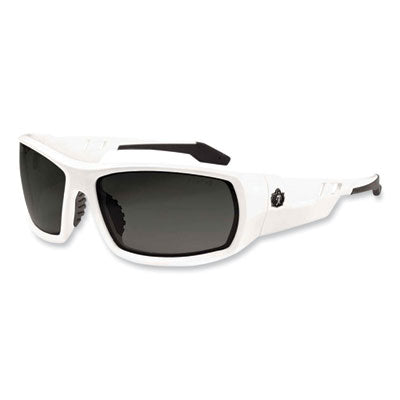 Skullerz Odin Safety Glasses, White Nylon Impact Frame, Polarized Smoke Polycarbonate Lens OrdermeInc OrdermeInc
