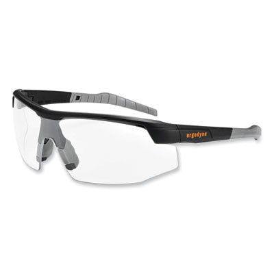 Skullerz Skoll Safety Glasses, Matte Black Nylon Impact Frame, Clear Polycarbonate Lens OrdermeInc OrdermeInc
