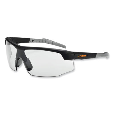 Skullerz Skoll Safety Glasses, Matte Black Nylon Impact Frame, Indoor/Outdoor Polycarbonate Lens OrdermeInc OrdermeInc