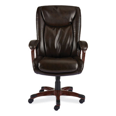 Alera Darnick Series Manager Chair, Supports Up to 275 lbs, 17.13" to 20.12" Seat Height, Brown Seat/Back, Brown Base OrdermeInc OrdermeInc