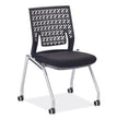 Thesis Training Chair w/Flex Back, Support Up to 250 lb, 18" High Black Seat, Gray Base, 2/Carton, Ships in 1-3 Business Days OrdermeInc OrdermeInc