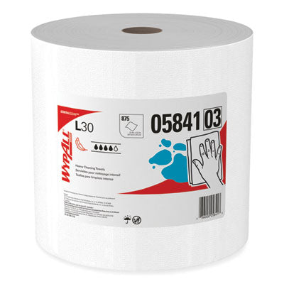 WypAll® L30 Towels, 12.4 x 12.2, White, 875/Roll - OrdermeInc