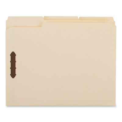 Universal® Deluxe Reinforced Top Tab Fastener Folders, 0.75" Expansion, 2 Fasteners, Letter Size, Manila Exterior, 50/Box OrdermeInc OrdermeInc