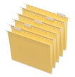 Universal® Deluxe Bright Color Hanging File Folders, Letter Size, 1/5-Cut Tabs, Yellow, 25/Box OrdermeInc OrdermeInc